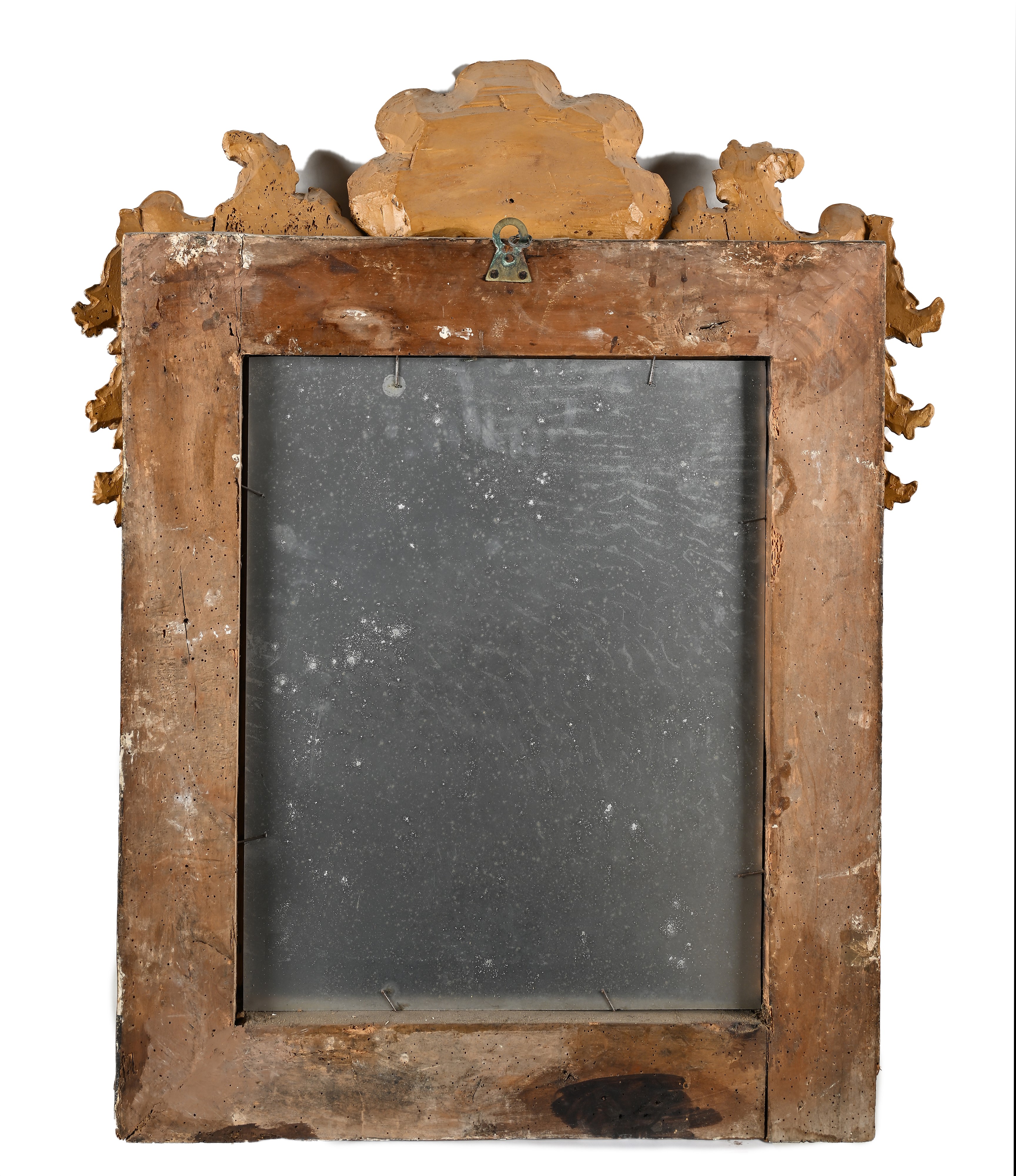 Coppia di specchiere in legno dorato, Roma, XVIII secolo