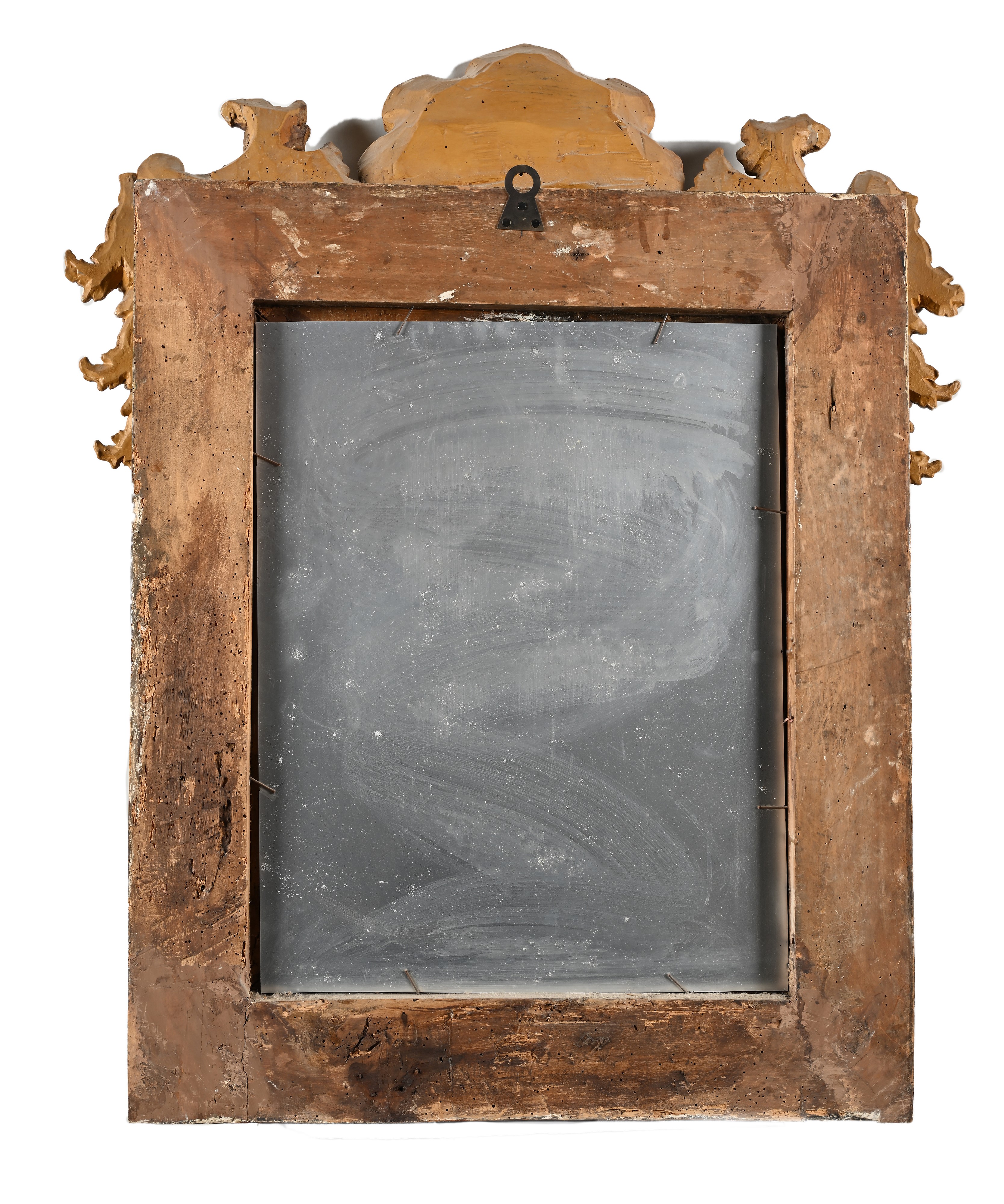 Coppia di specchiere in legno dorato, Roma, XVIII secolo