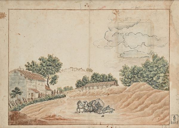 Recto: La Caduta; Verso: La Vergine Salvatrice con Cristo e Santi