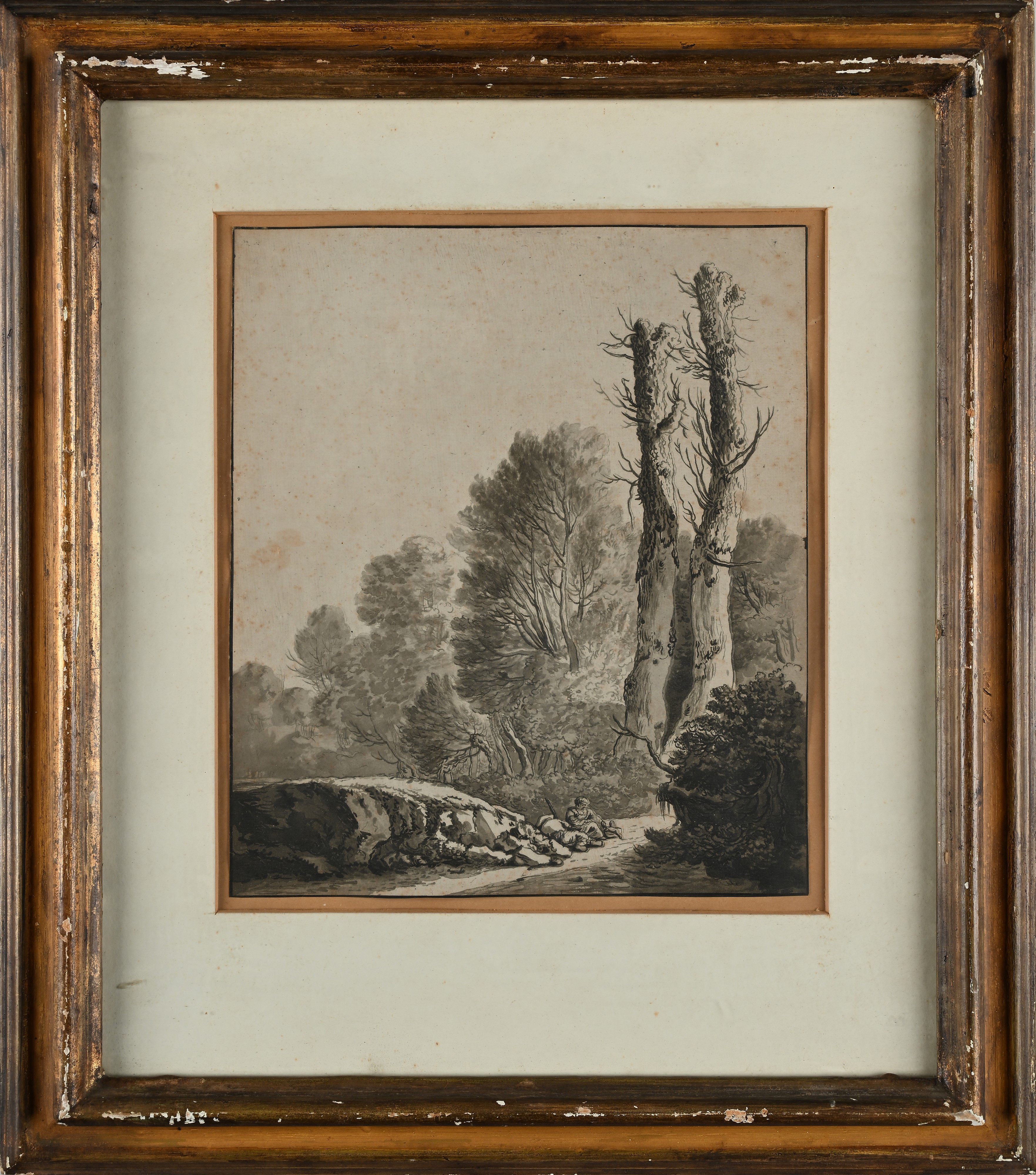 Paesaggio con albero