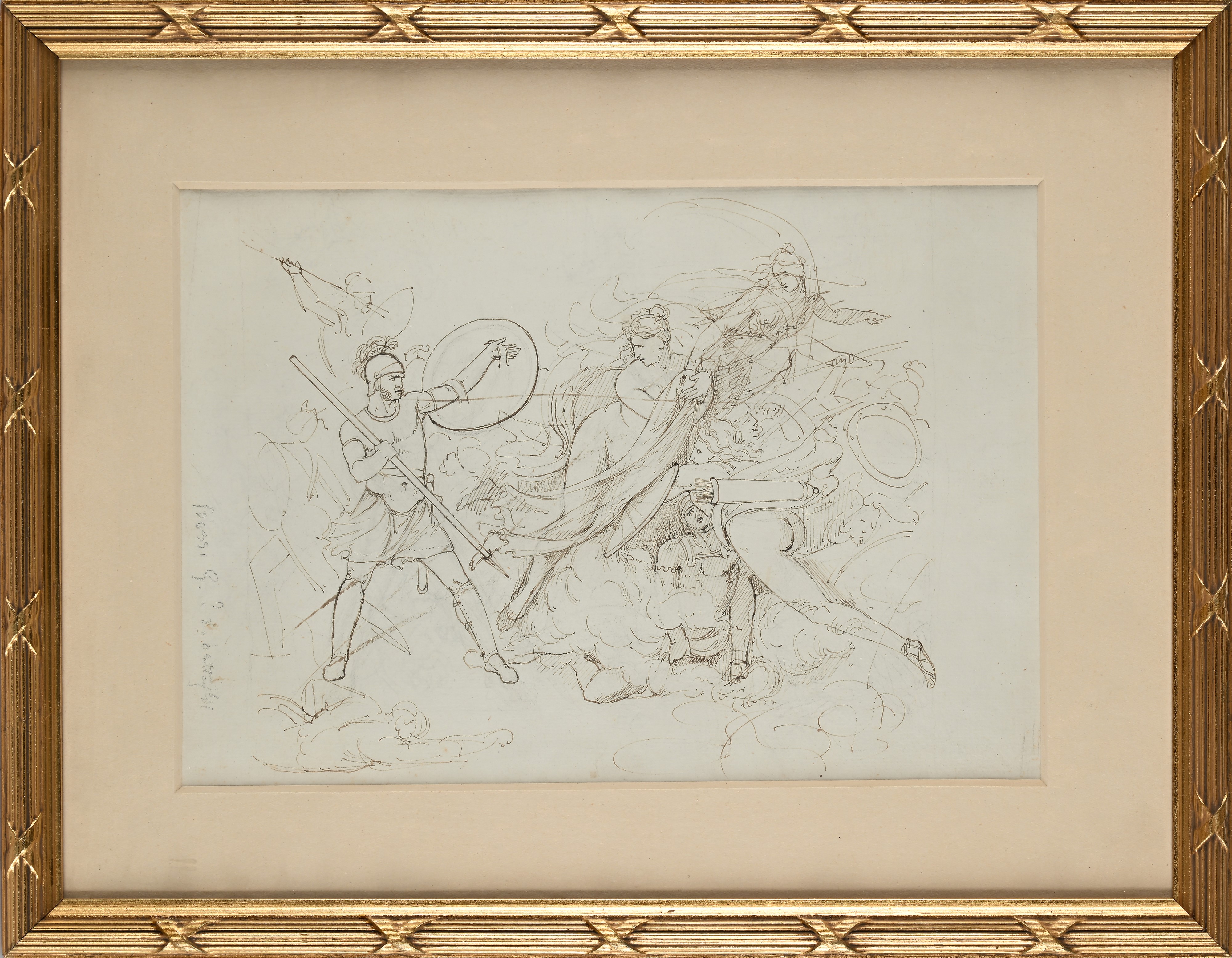 Recto: Scena di Battaglia; Verso: Studi per Secundum Mattaeum