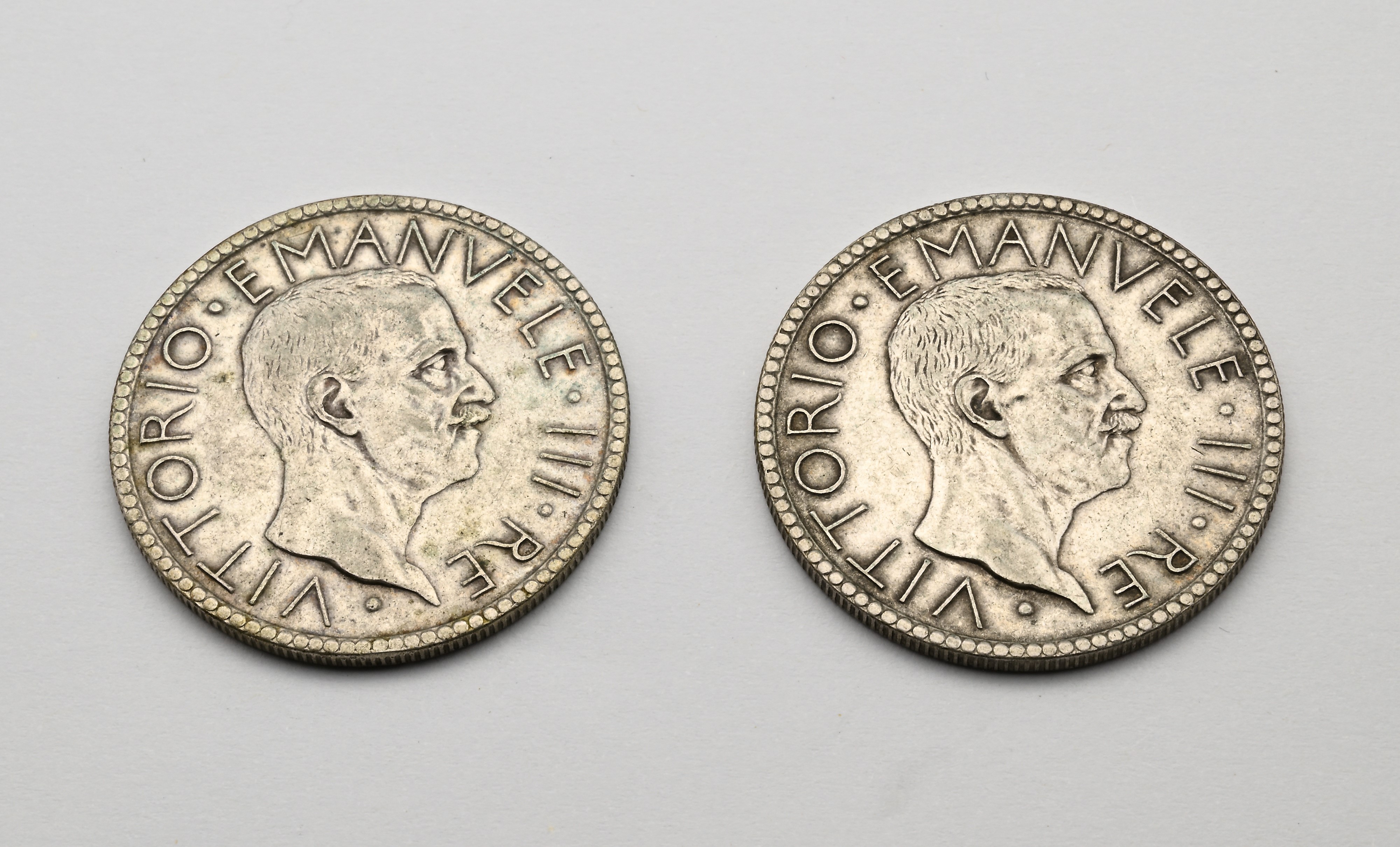 20 Lire 1927 e 1928 Vittorio Emanuele III Regno D'italia