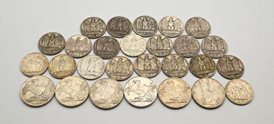 10 Lire 1926, 1927, 1928, 1929, 1930, 1936, 5 Lire 1926 (2), 1927 (7), 1928 (3), 1929 (2), 1930 (...