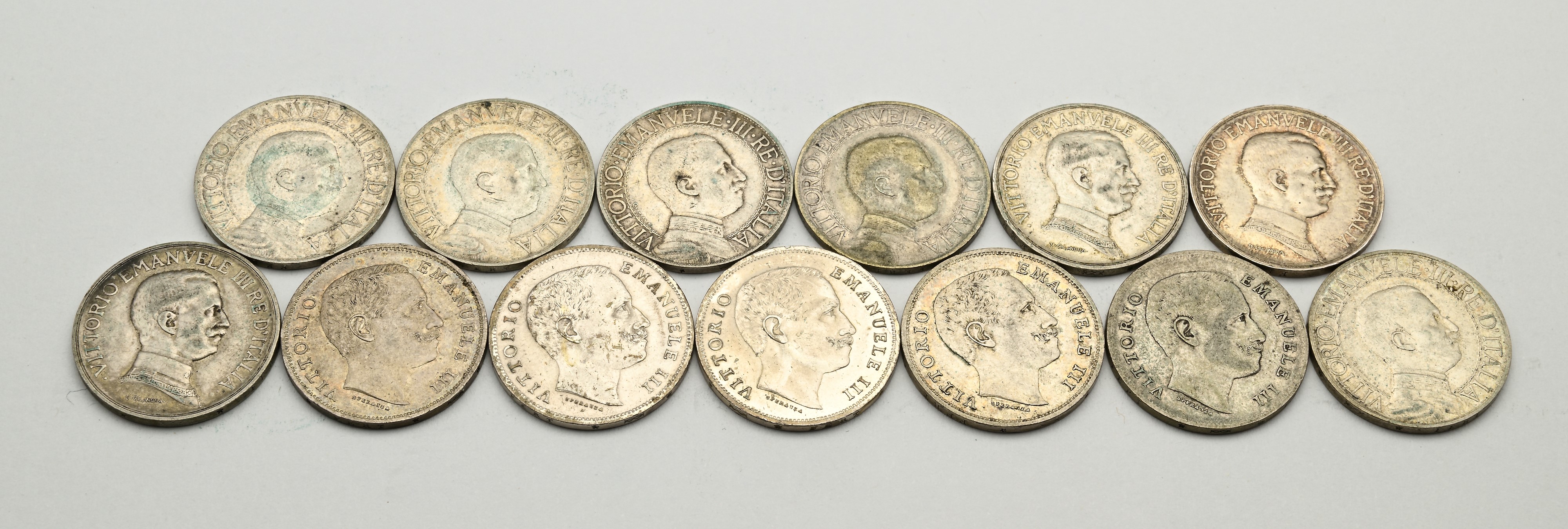 1 Lira Aquila 1901, 1902, 1905, 1906, 1907, Quadriga Veloce 1908, 1909, 1910, 1912, 1913, Quadrig...