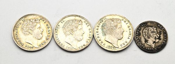 Tarì da 20 Grana del 2° tipo 1854, 1855 e 1857, Carlino da 10 Grana del 7° tipo 1855