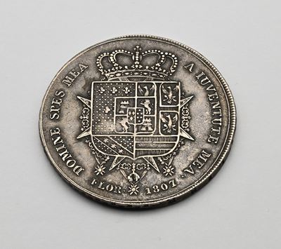 Dena o 10 Lire del 2° Tipo 1807 Firenze Carlo Ludovico di Borbone (con la Reggenza di Maria Luisa...