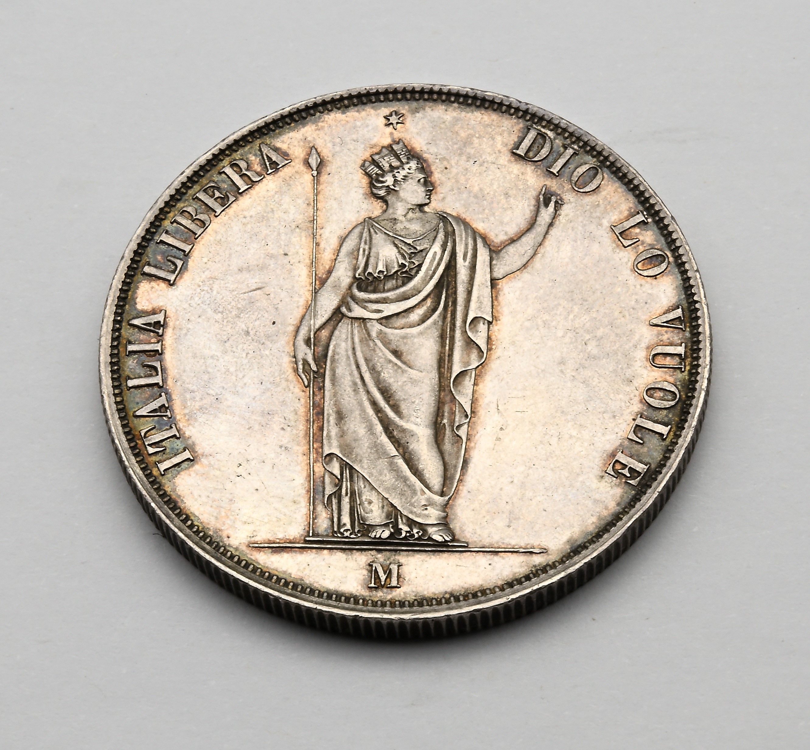 5 Lire 1848 Milano Governo Provvisorio di Lombardia