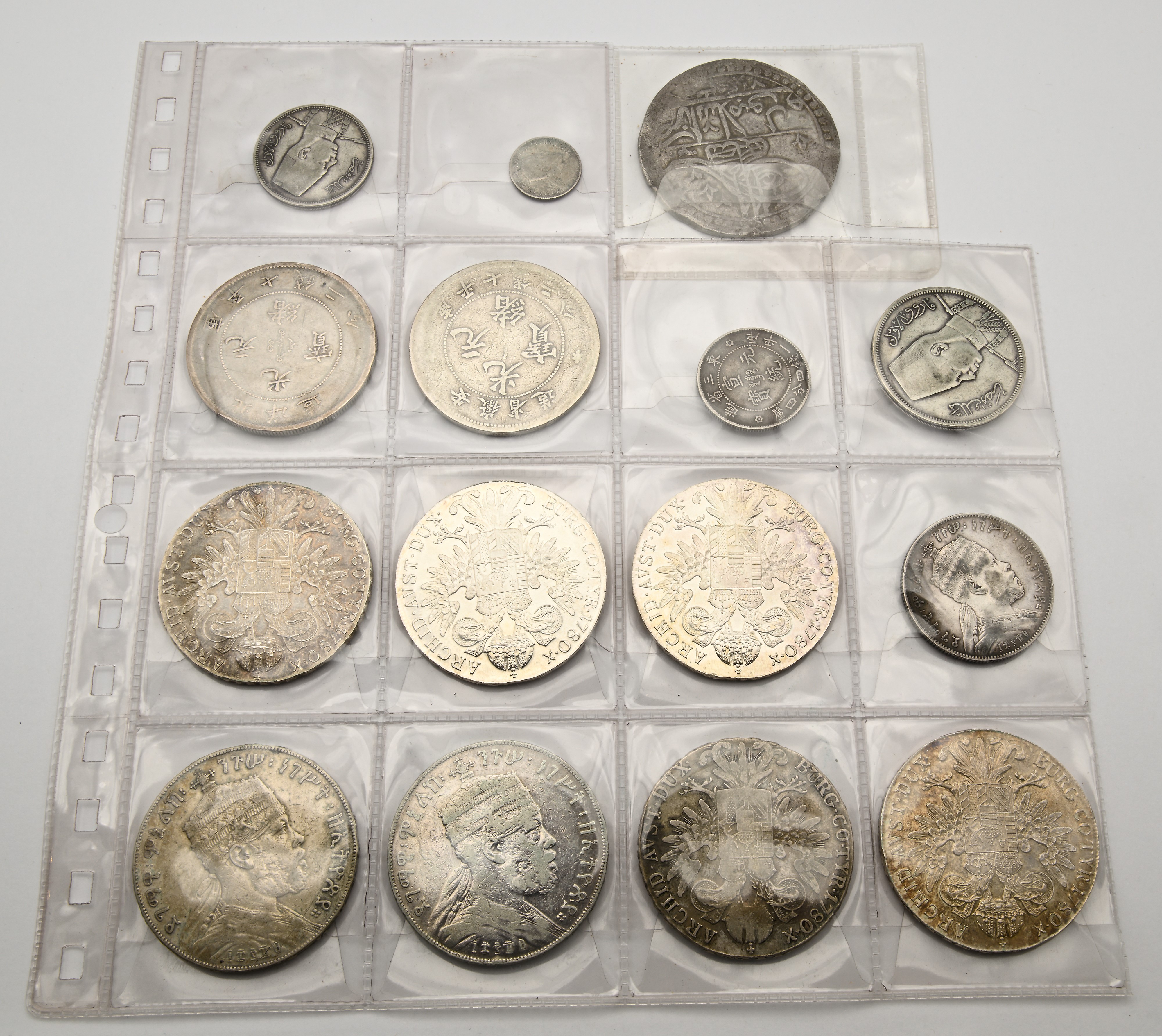 Lotto Monete: Dollaro 1897 Provincia Anhwei, Dollaro 1899 Provincia Chihli, 20 Cents Provincia Ma...