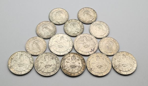 10 Lire e 5 Lire 1931, 1932, 1933, 1935, 1936, 1937, 1938 San Marino Vecchia monetazione