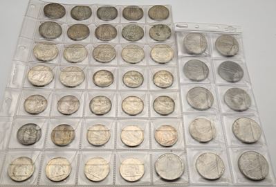 Lotto Monete 10, 5, 2 Lire e 1 Lira Pio XI e Pio XII Città del Vaticano