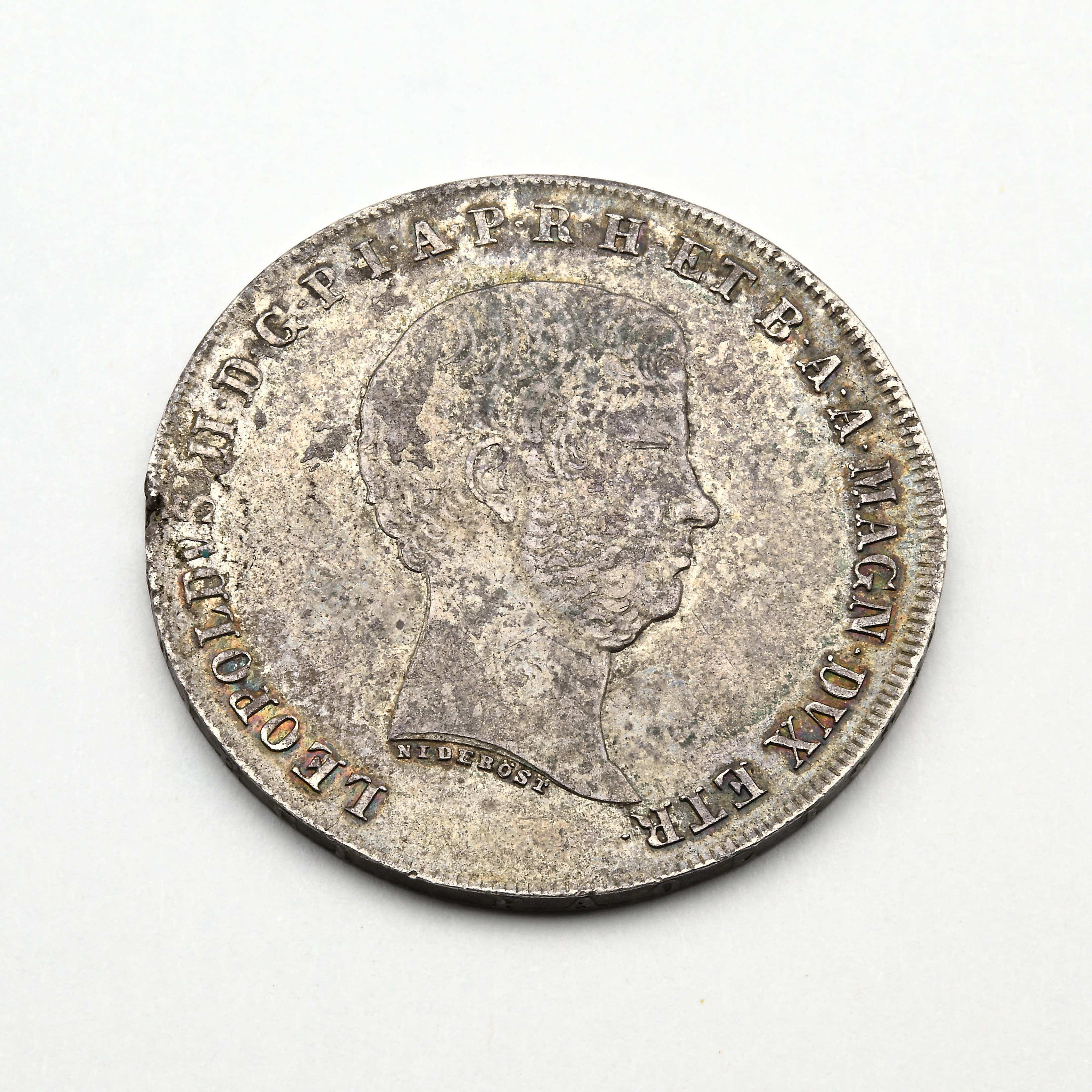 Francescone 1856 (variante 4 Stelle) Leopoldo II di Lorena Granducato di Toscana