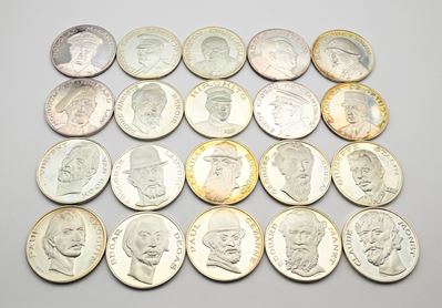 Lotto di 20 Medaglie Dell'enciclopedia Numismatica Internazionale