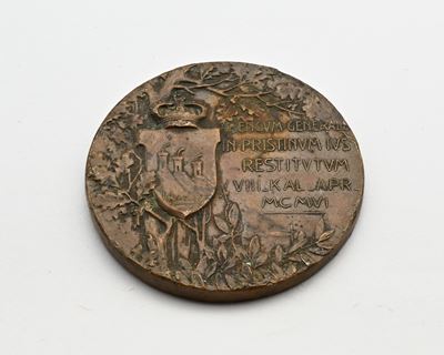 Medaglia celebrativa, Bronzo, Ripristino dell’Arengo Generale della Repubblica di San Marino (190...