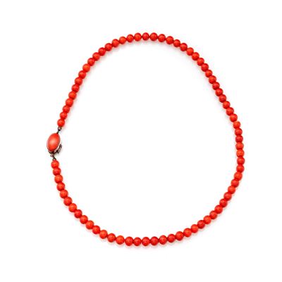 Collana in Corallo Rosso e Oro
