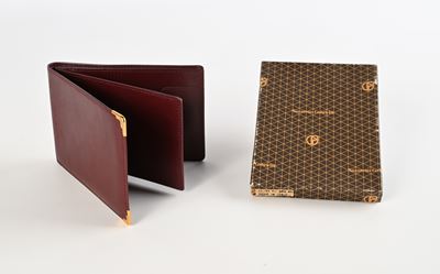 Nazareno Gabrielli - Portafogli con Porta Assegni in Pelle di Vitello Color Bordeaux (cod. 22/237...