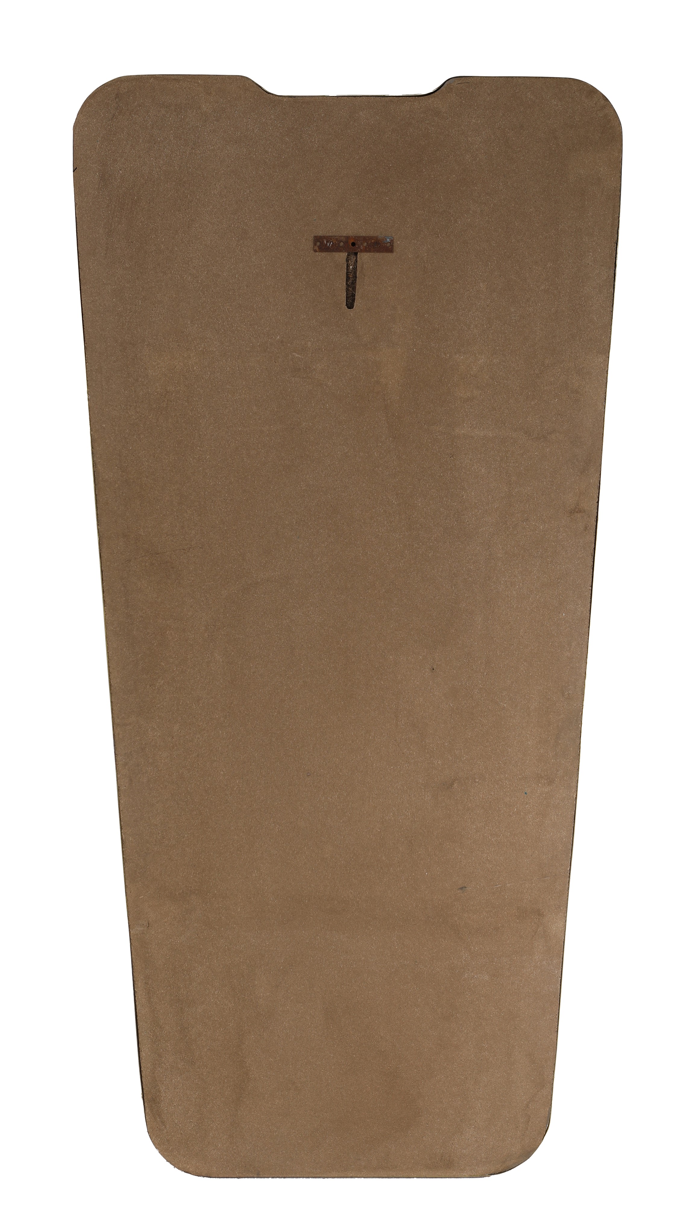 Specchiera in ottone nello stile di Giò Ponti