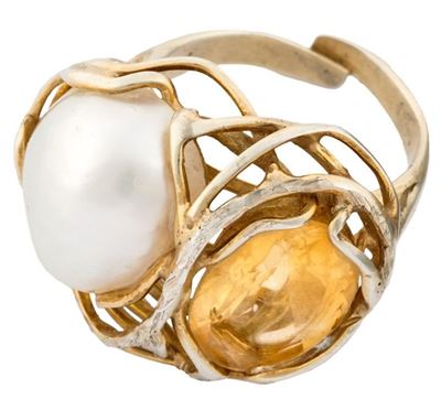 Anello Argento Conperla Mabè Più Ecitrino