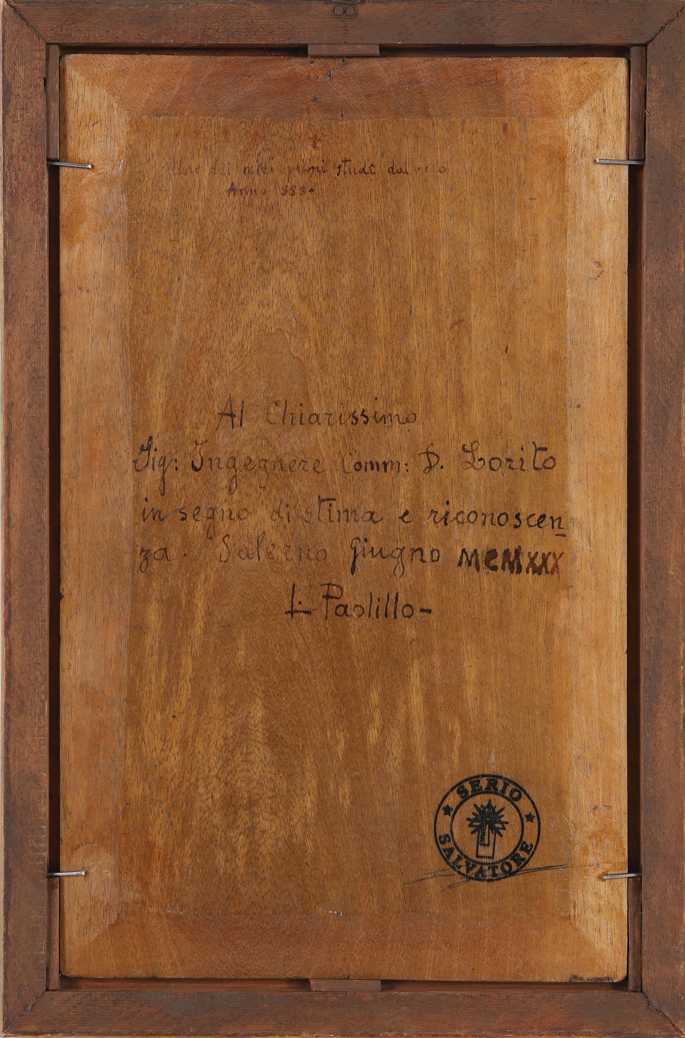 Luigi Paolillo - Studio di Vegetazione con un Vecchio Edificio