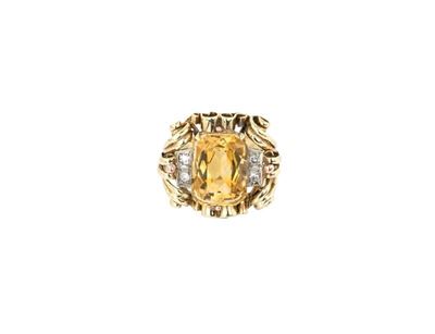 Anello in Oro Giallo Anni 50