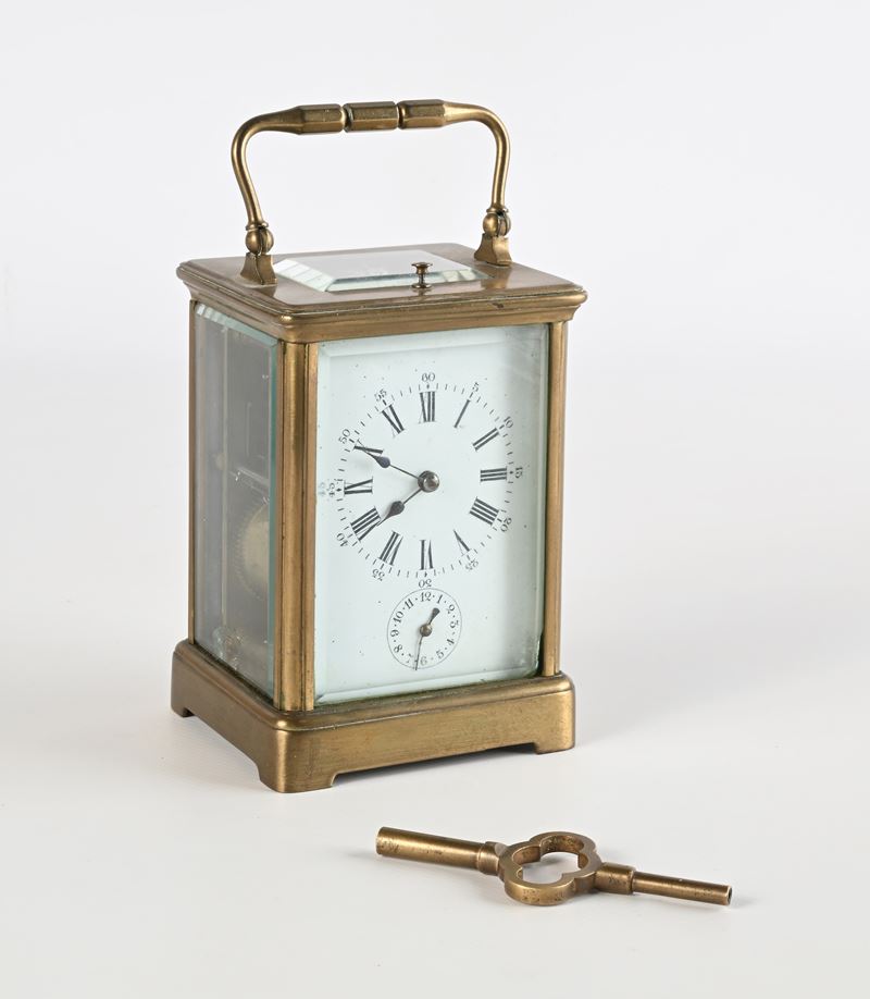 Cappuccina in ottone con svegliarino, suoneria ore e mezze al passaggio e richiesta, carica a chi...