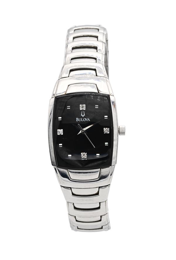 Bulova Classic Diamond C878728 - Orologio da polso al quarzo da donna in acciaio con brillantini e bracciale originale in acciaio
