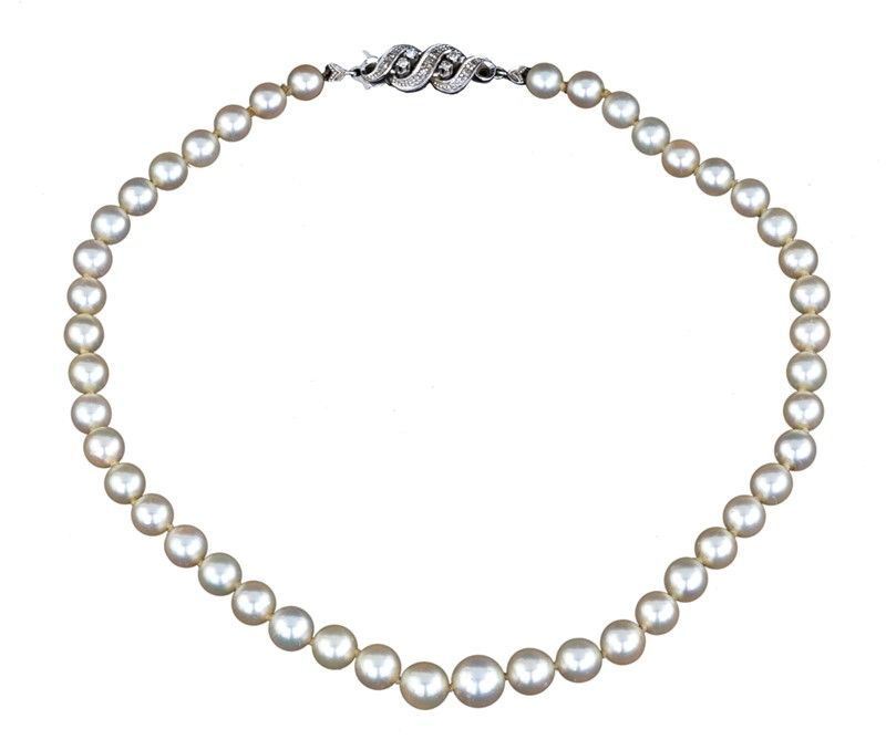 Collana di Perle Coltivate Giapponesi