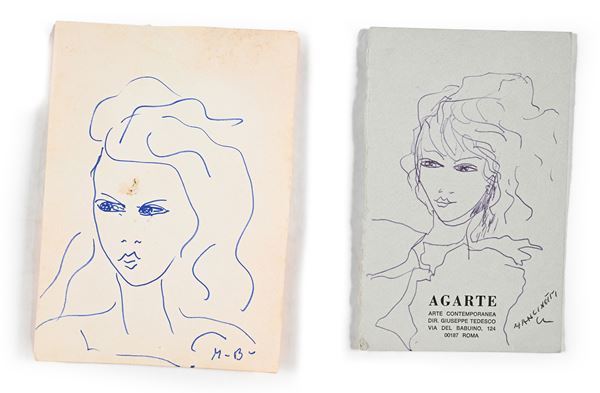 Bruno Mancinotti - Lotto di due disegni