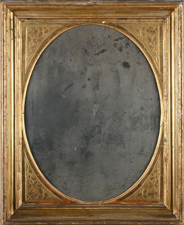 Cornice in legno dorato, XIX secolo