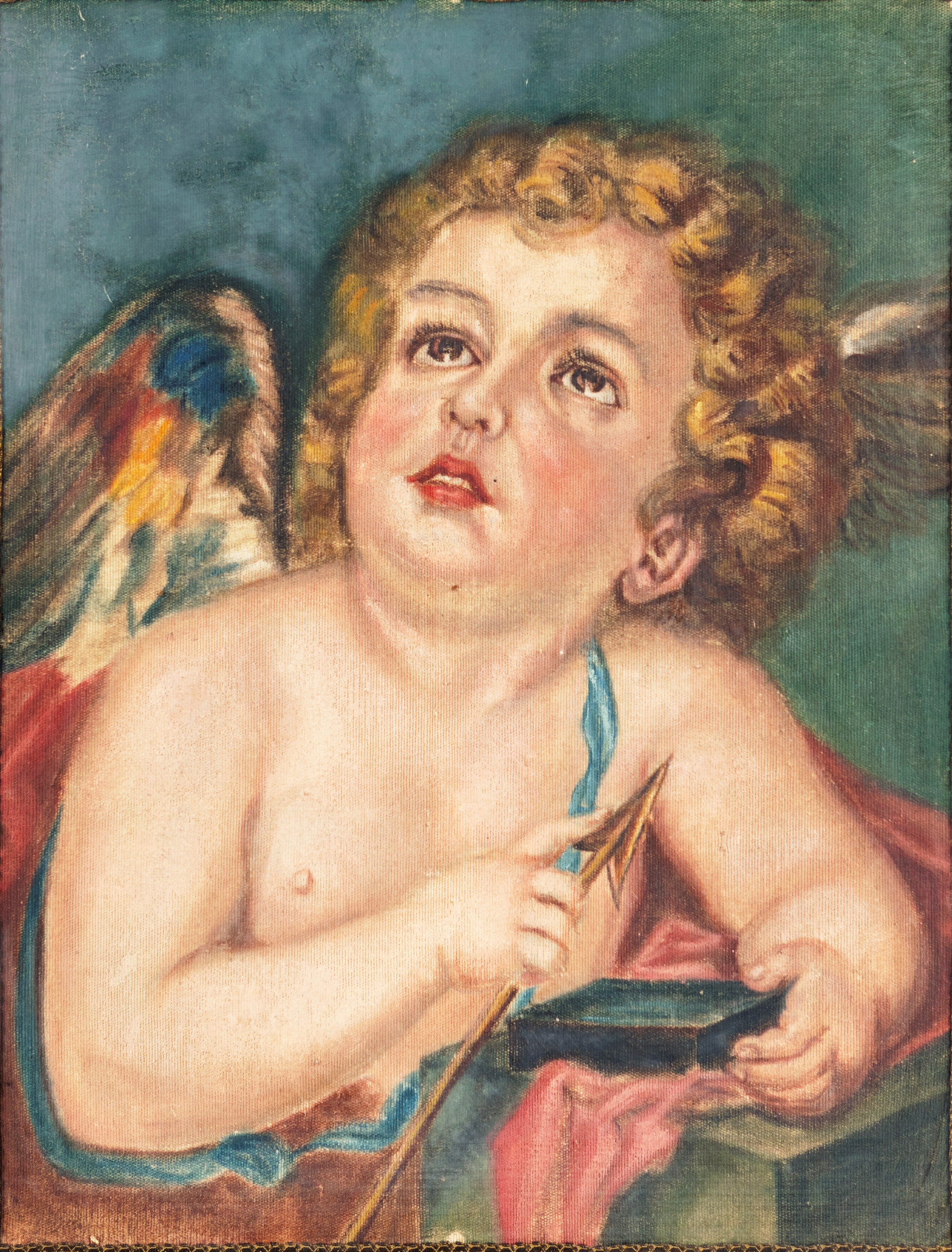 Anton Raphael Mengs - Amore Fanciullo che Affila la Freccia