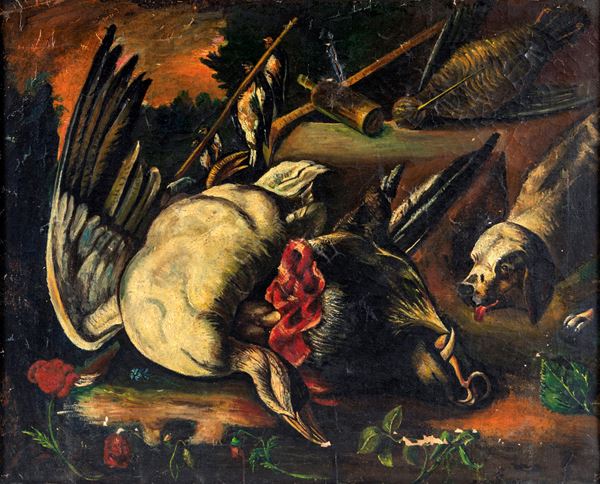  Natura morta con cacciagione 