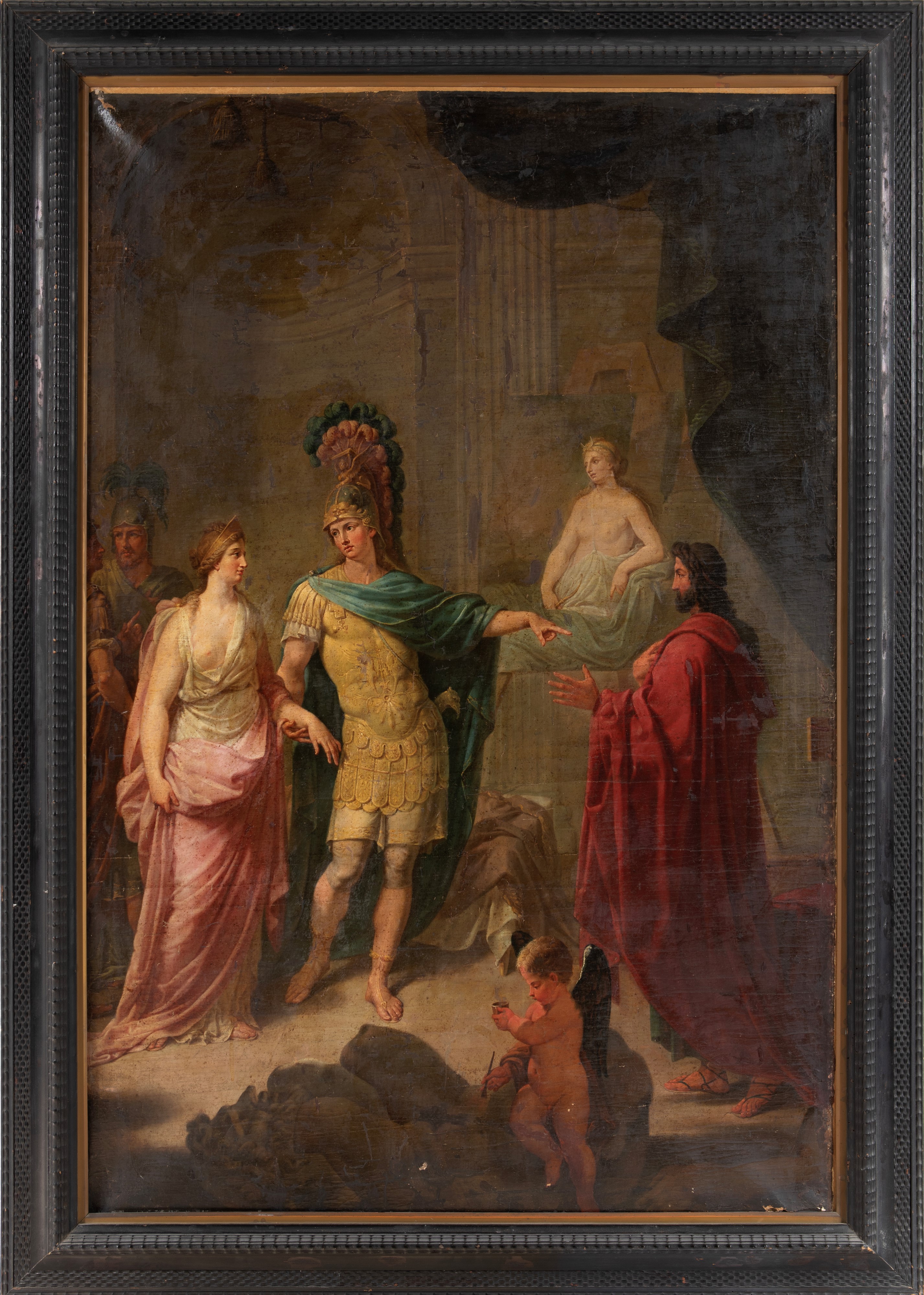 Pittore Lombardo del XVIII Secolo - Alessandro Magno e Apelle