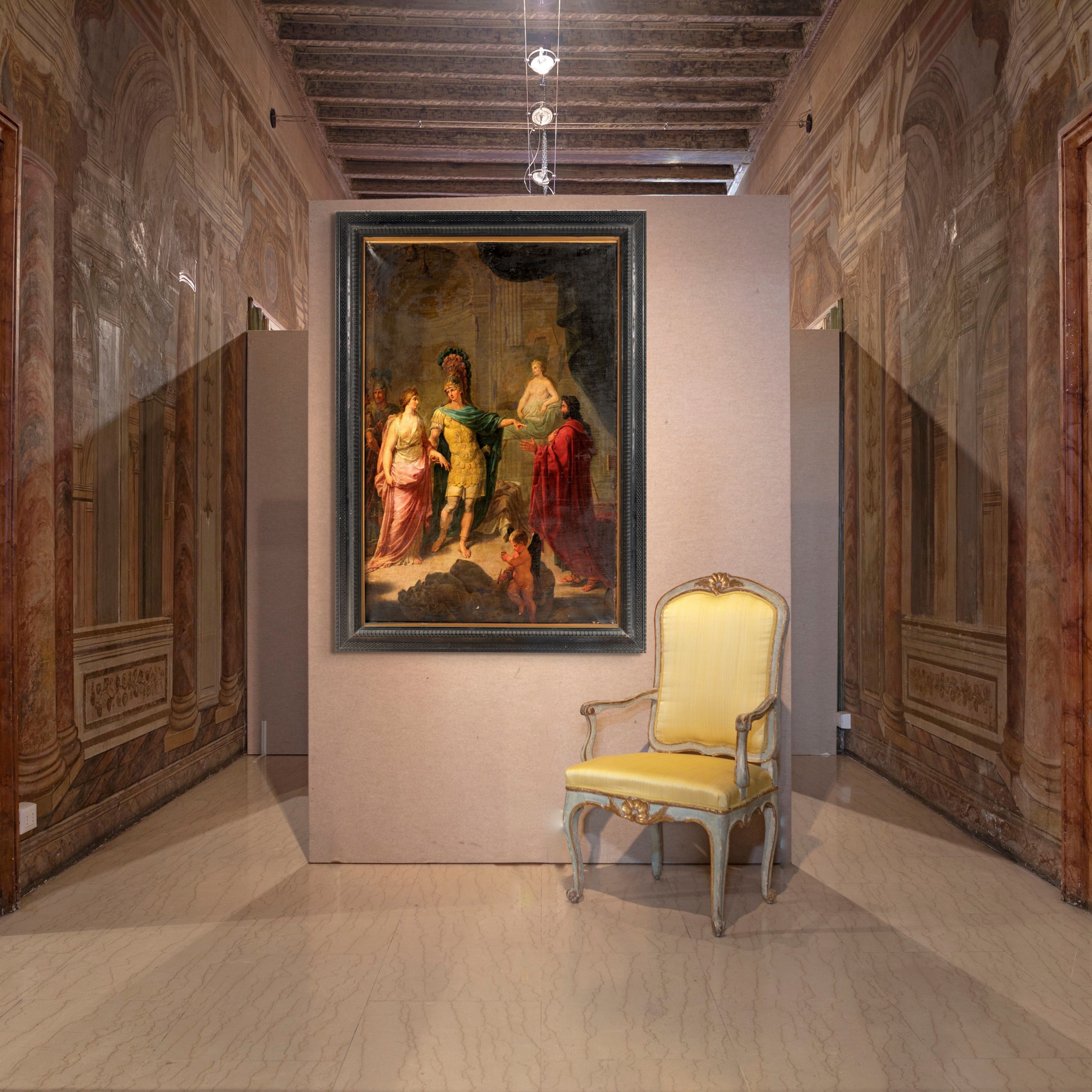 Pittore Lombardo del XVIII Secolo - Alessandro Magno e Apelle