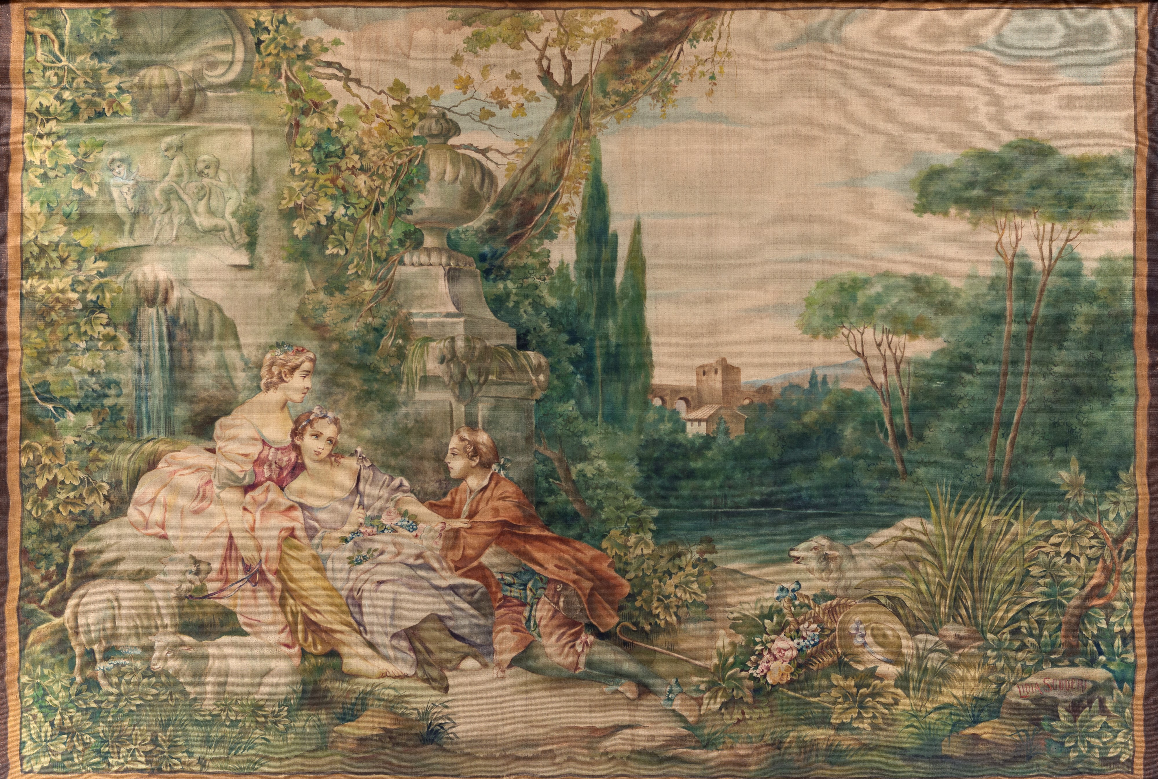 Paesaggio Arcadico con Scena Galante