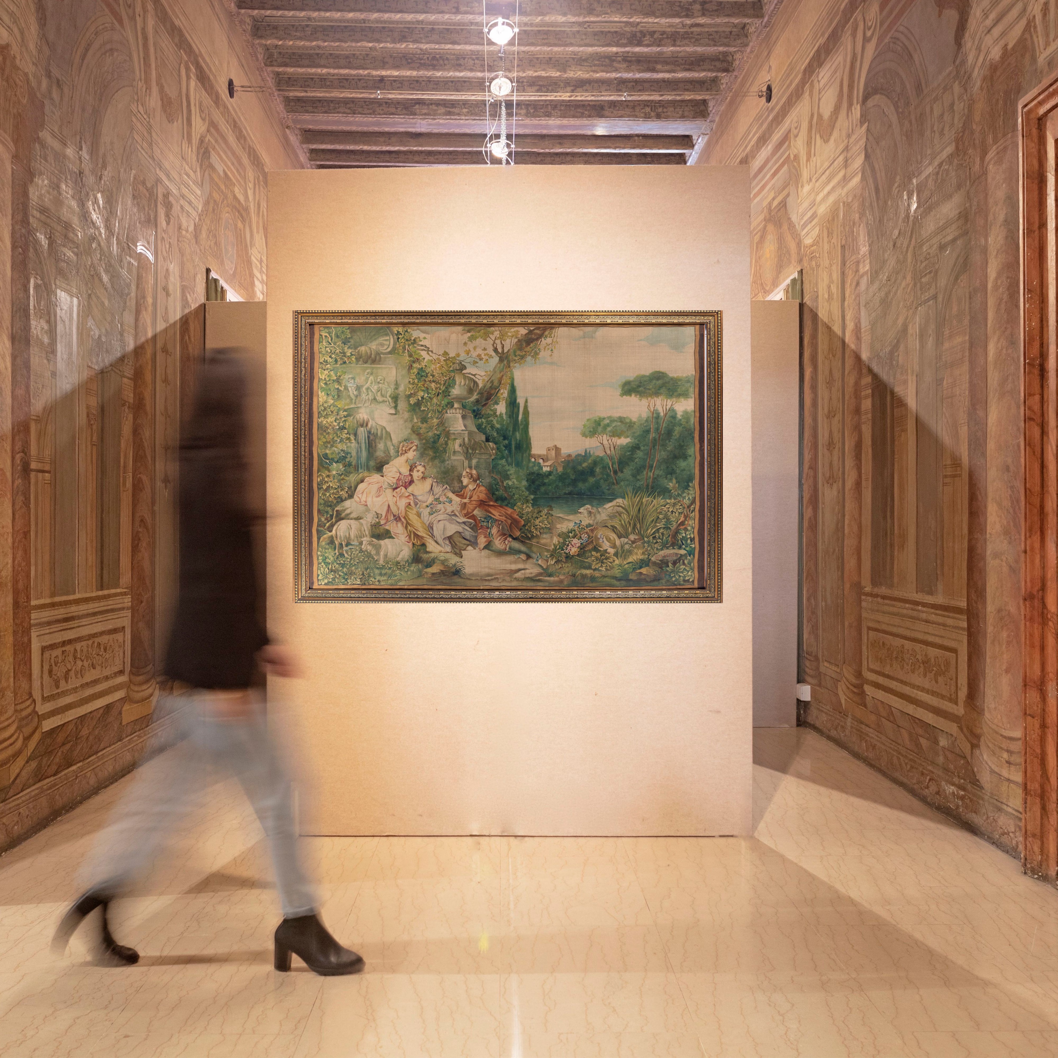 Paesaggio Arcadico con Scena Galante