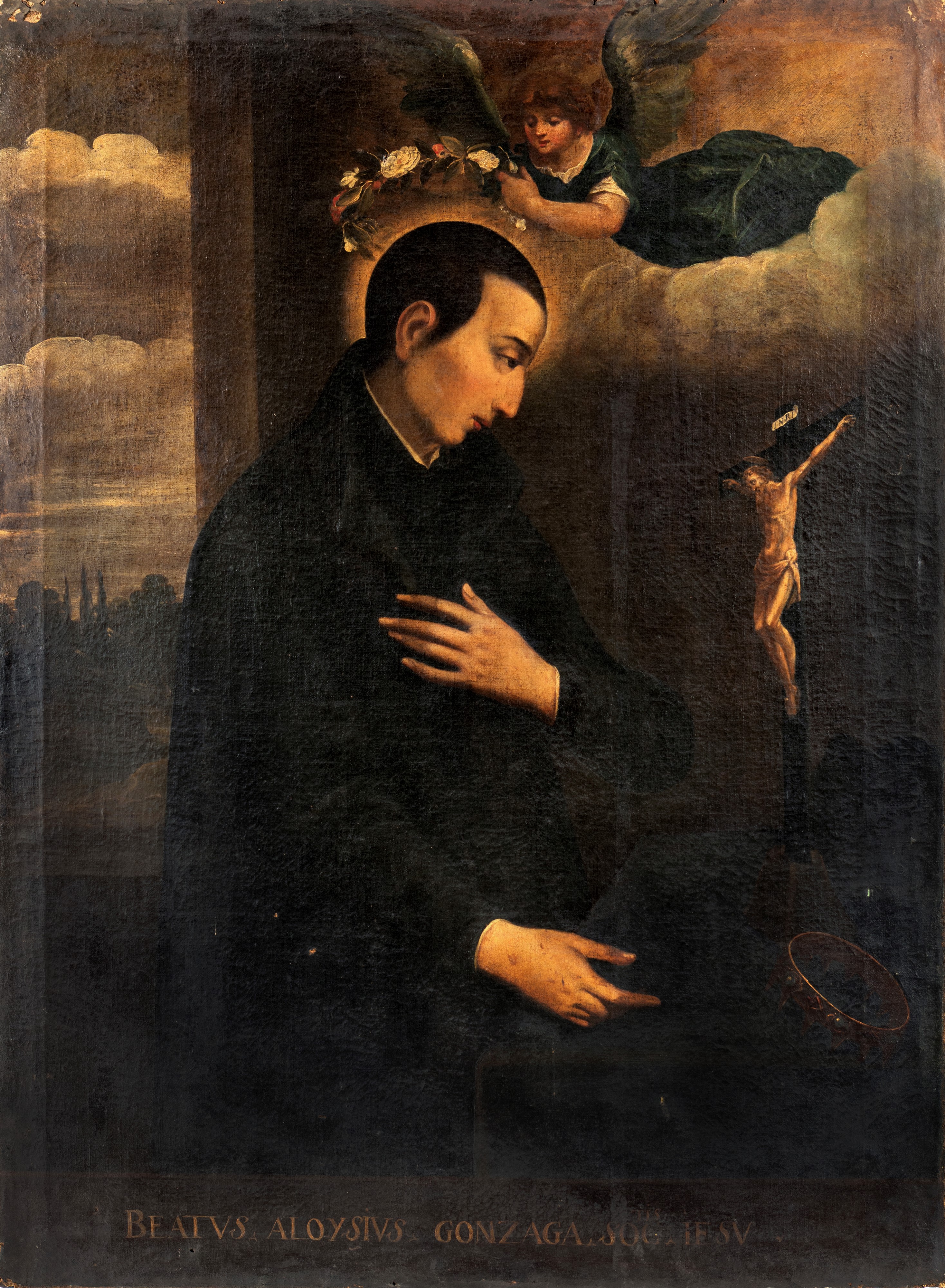 Pittore Romano del XVIII Secolo - Beato Luigi Gonzaga