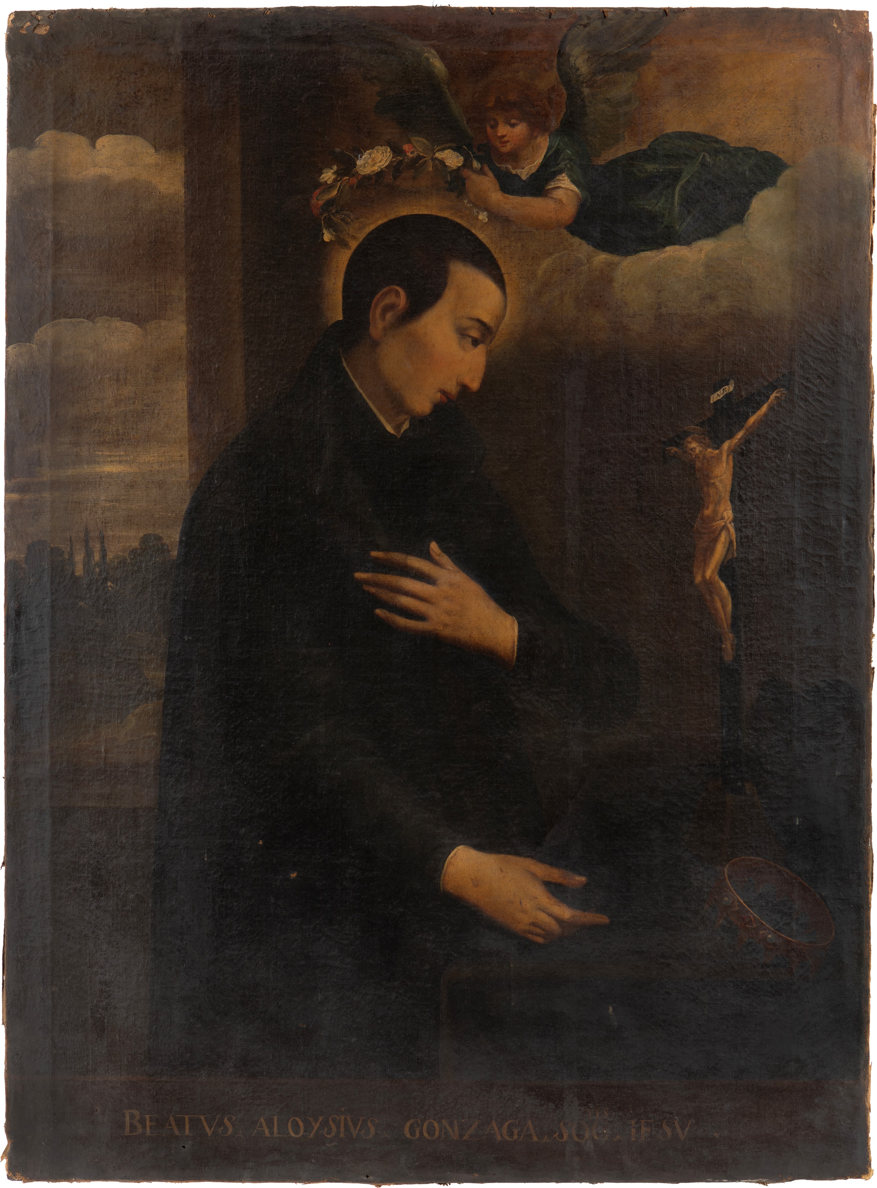 Pittore Romano del XVIII Secolo - Beato Luigi Gonzaga