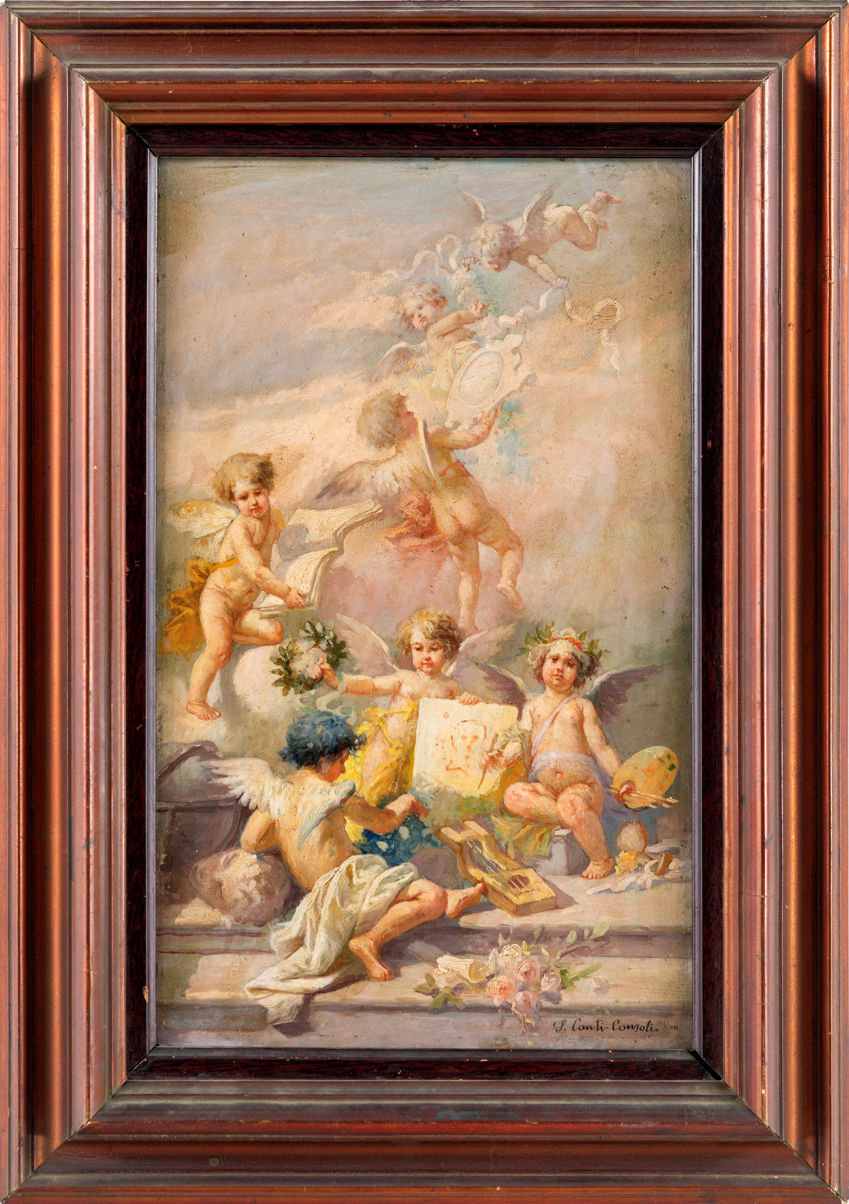 Sebastiano Conti Consoli - Allegoria delle Arti