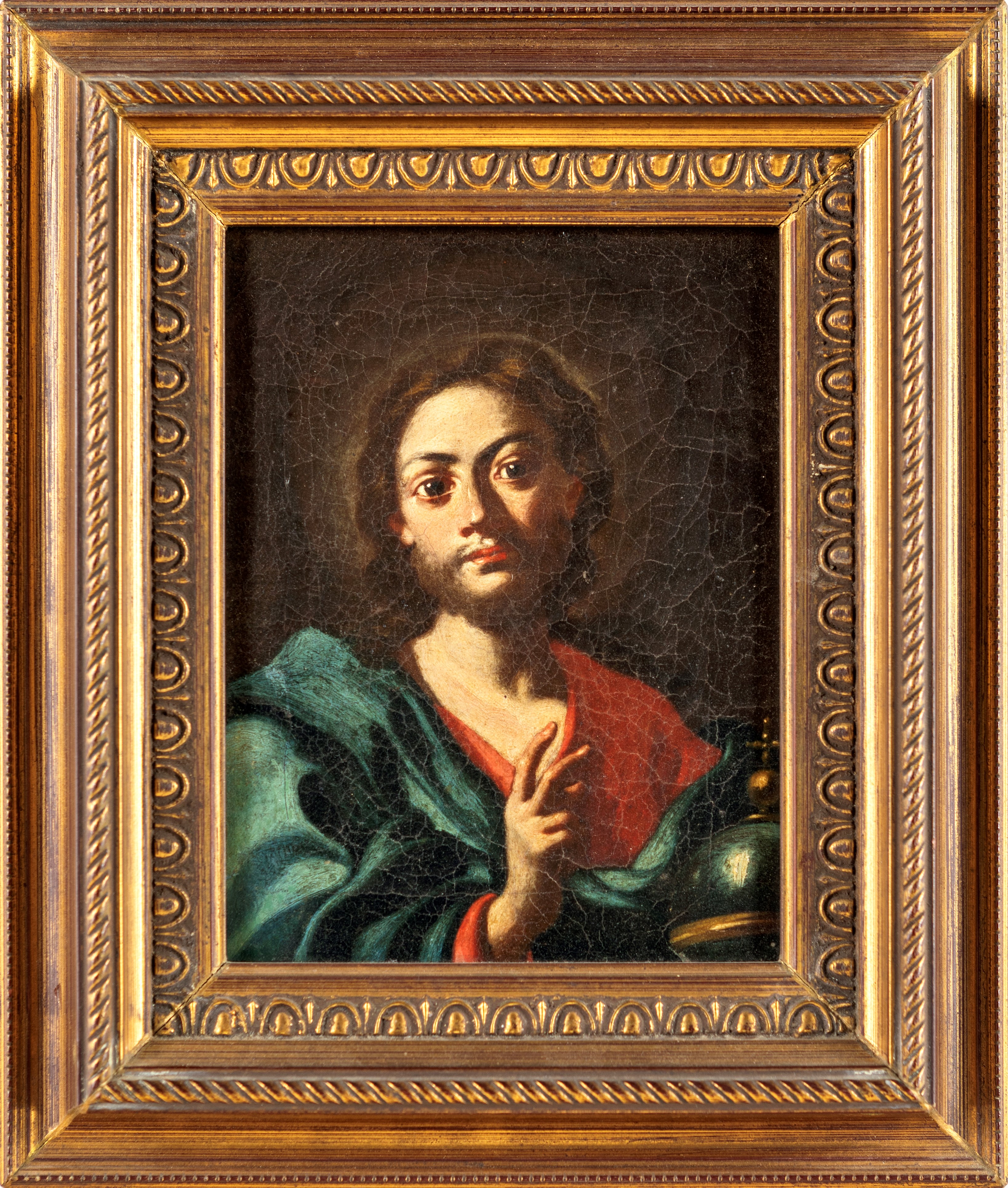 Scuola Napoletana del XVIII Secolo - Cristo Benedicente
