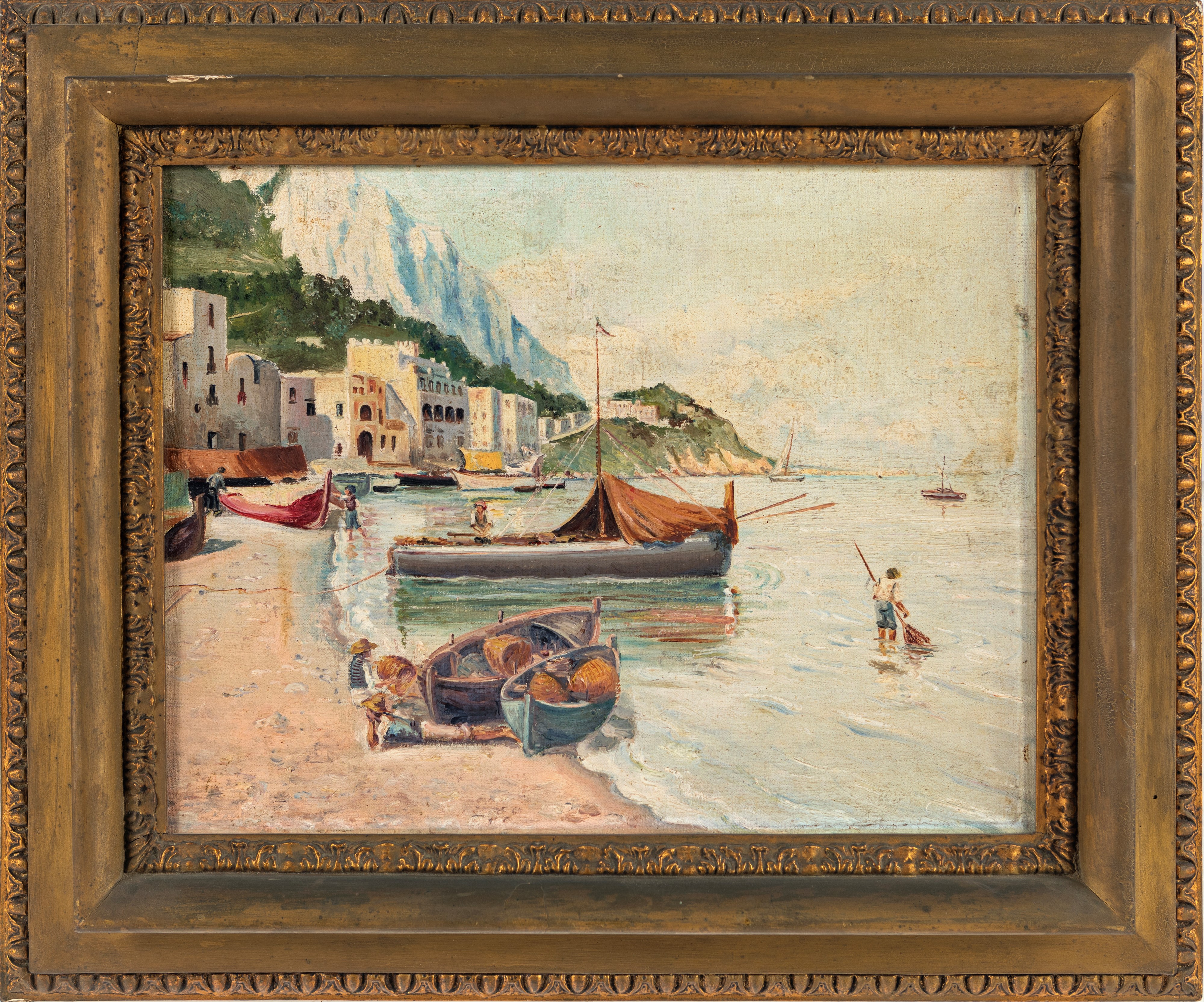 Veduta di borgo marinaro