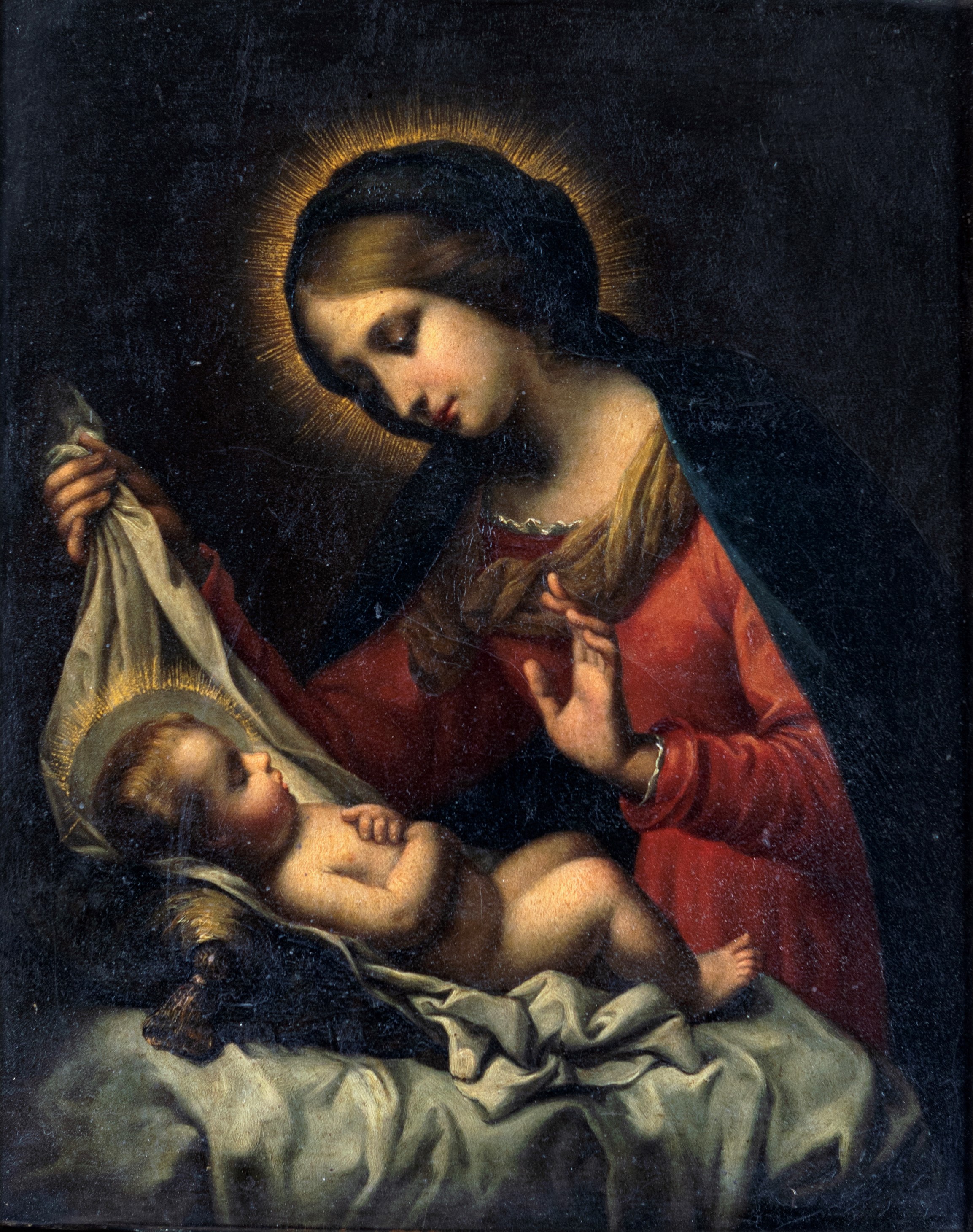 Pittore del XVIII Secolo - Madonna con Bambino