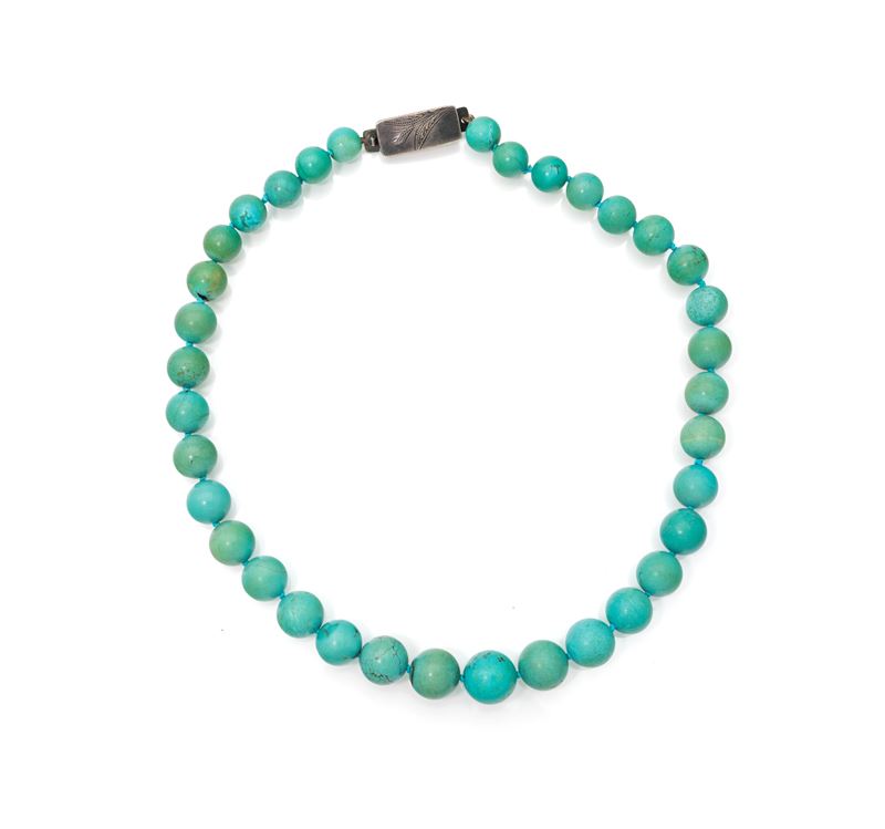 Collana in Turchesi e Argento
