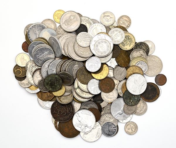 Lotto monete metallo vile