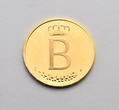Medaglia XXV Anniversario Regno 1976 Baldovino Re del Belgio