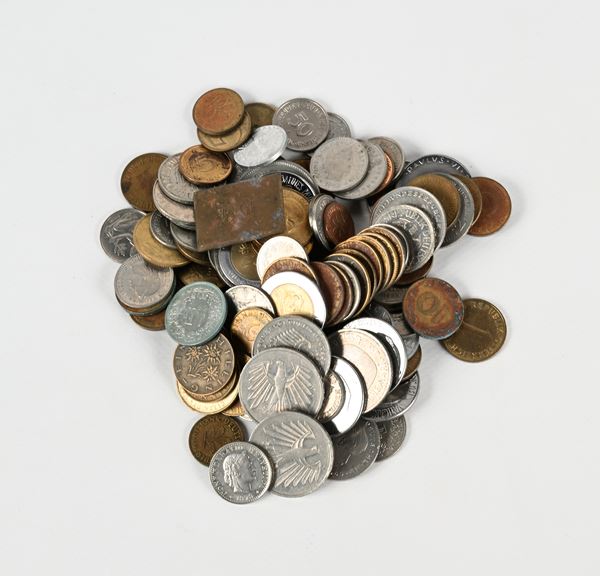 Lotto monete metallo vile