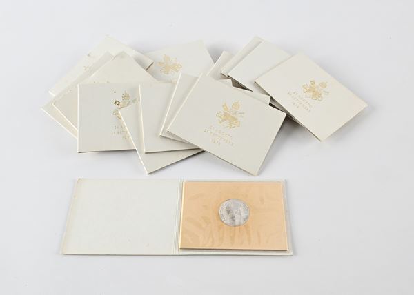 Lotto 17 monete 1.000 Lire 1978 Giovanni Paolo I Città del Vaticano