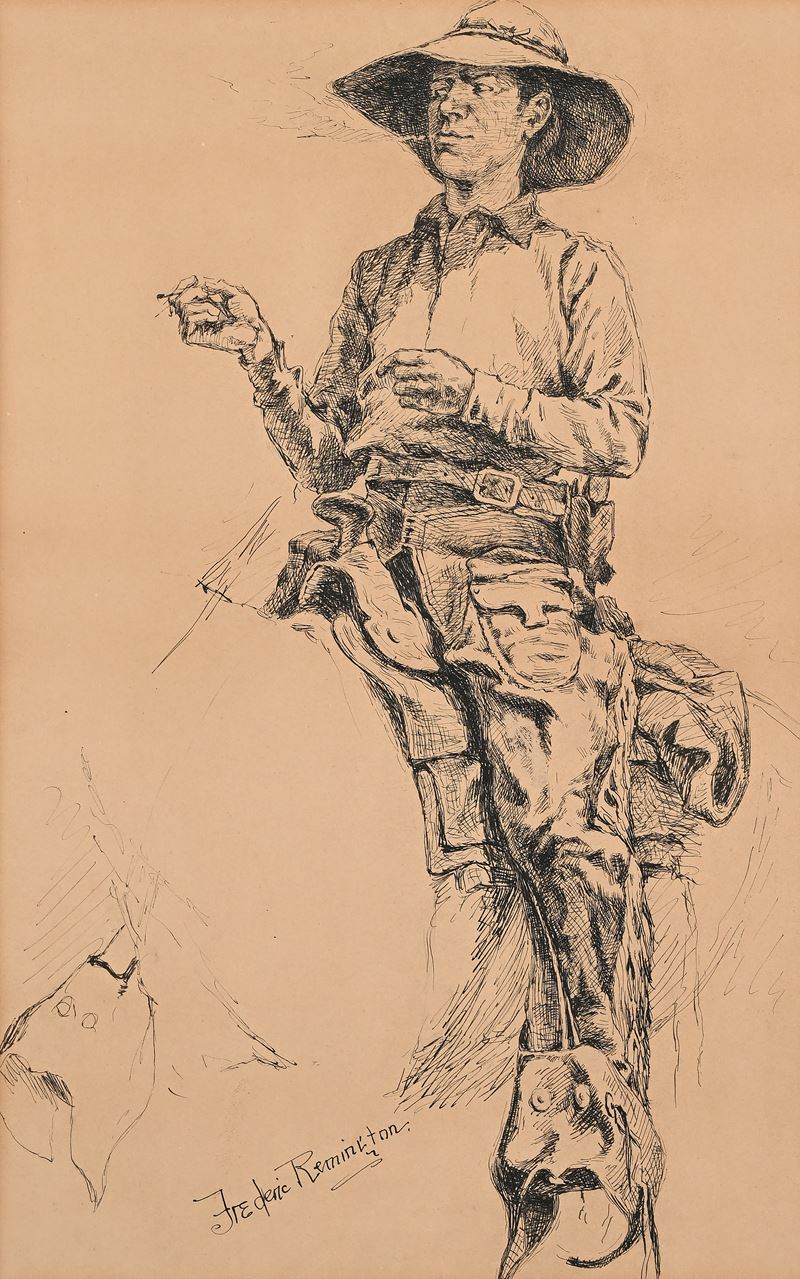 Frederic Remington - 'a Study From Life / ...'