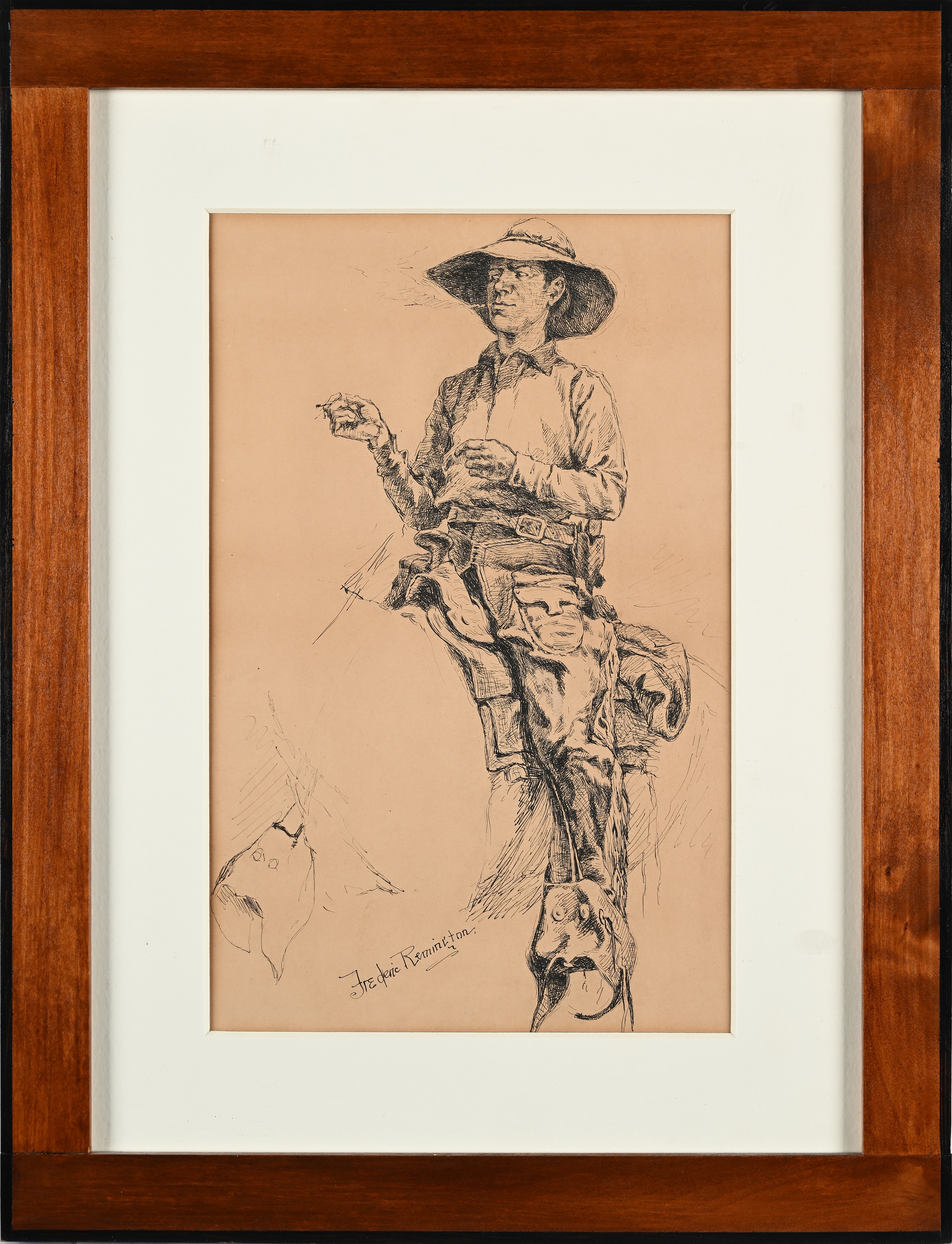Frederic Remington - 'a Study From Life / ...'