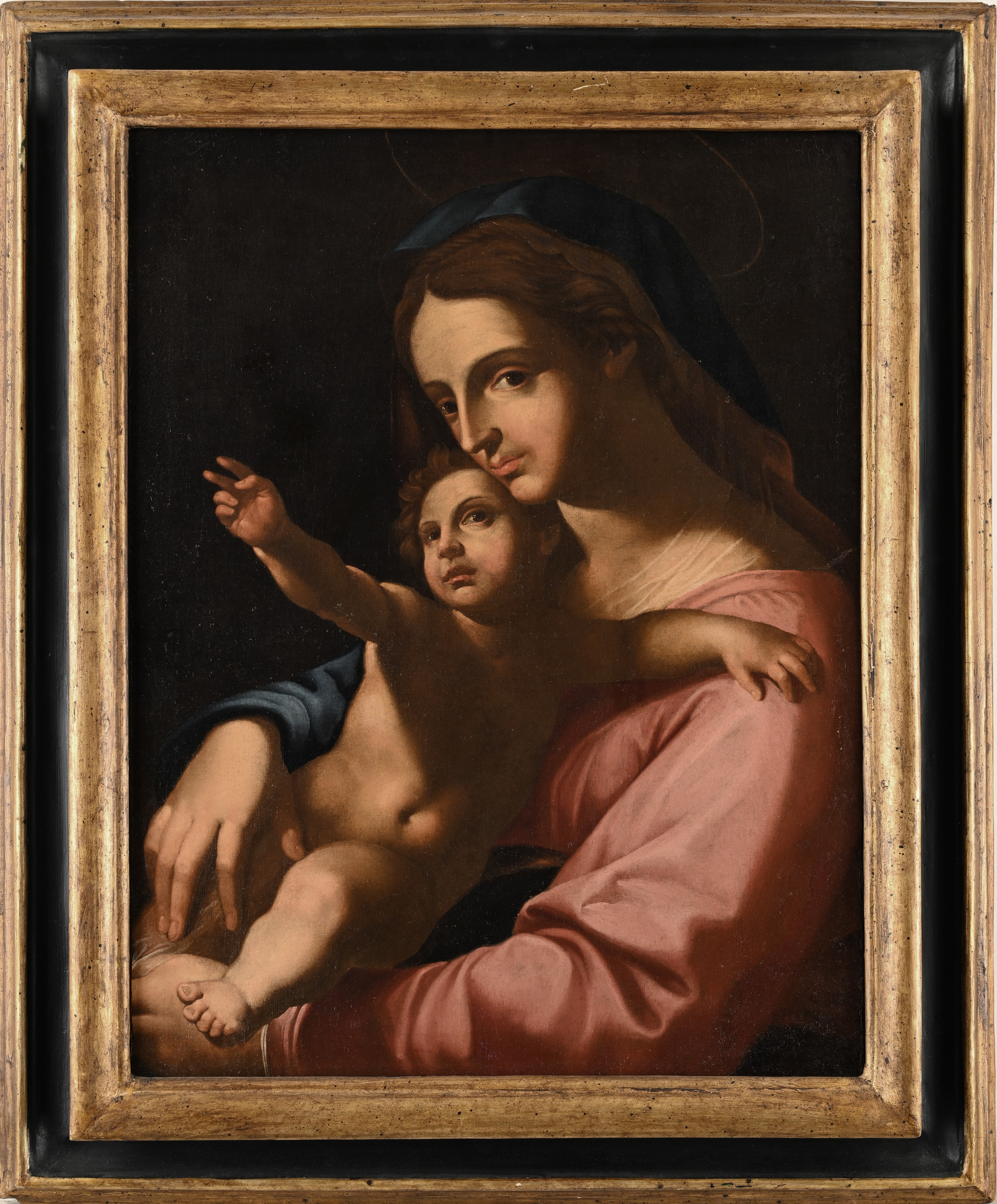 Pittore del XVIII Secolo - Madonna Col Bambino
