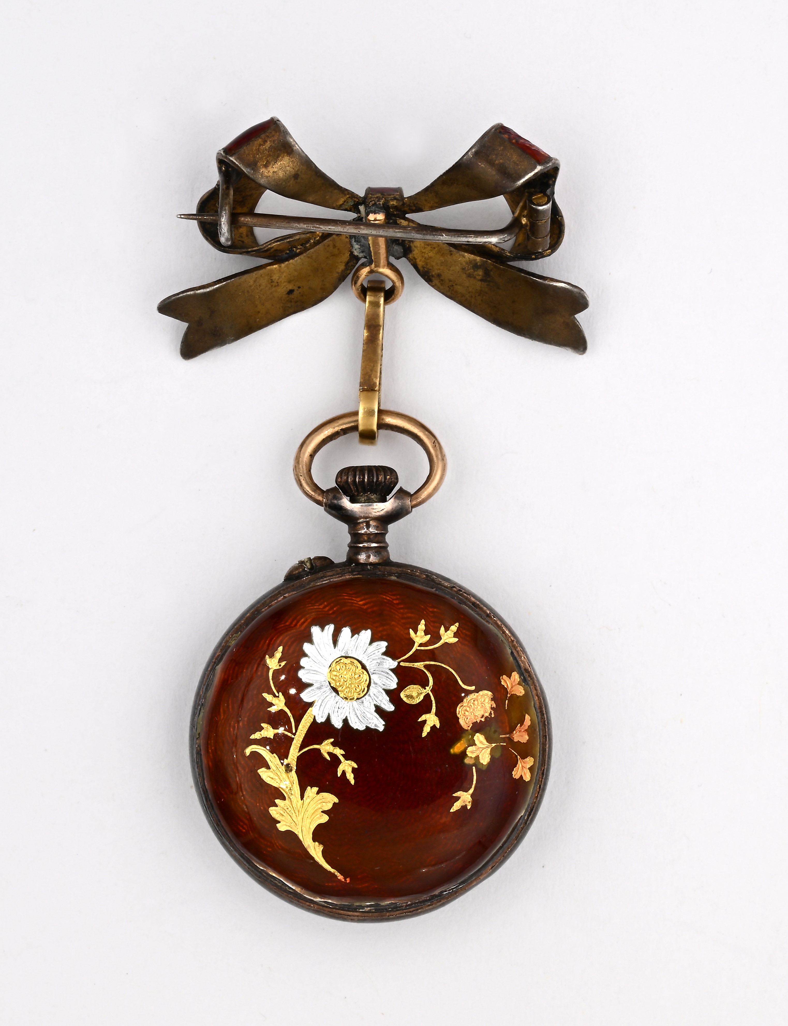 Anonimo svizzero - Orologio monachina da tasca a carica remontoir, scappamento a cilindro, con ca...