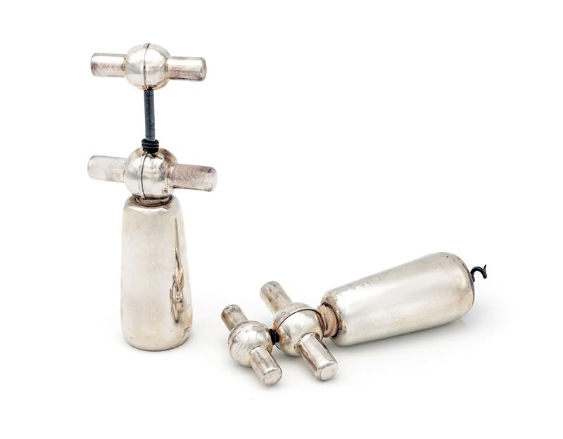 Coppia di Tirebouchons in Argento 925/000